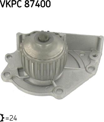 SKF VKPC 87400 - Водяной насос avtokuzovplus.com.ua