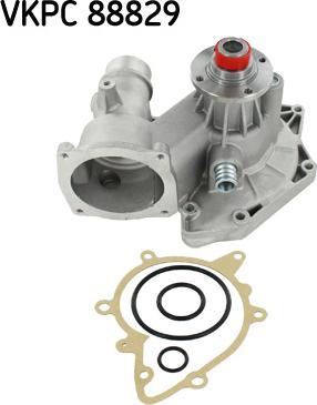 SKF VKPC 88829 - Водяний насос autocars.com.ua