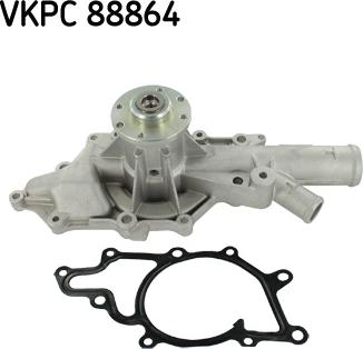 SKF VKPC 88864 - Водяний насос autocars.com.ua