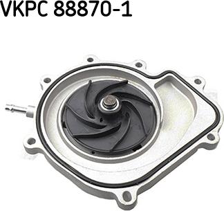 SKF VKPC 88870-1 - Водяний насос autocars.com.ua