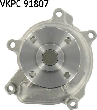 SKF VKPC 91807 - Водяний насос autocars.com.ua