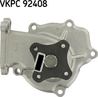 SKF VKPC 92408 - Водяний насос autocars.com.ua