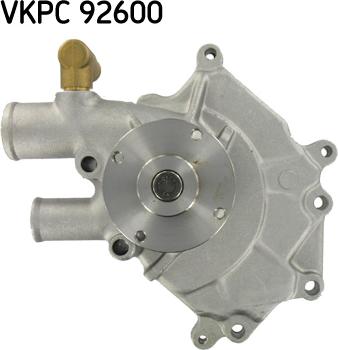 SKF VKPC 92600 - Водяний насос autocars.com.ua