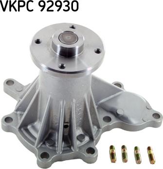 SKF VKPC 92930 - Водяний насос autocars.com.ua