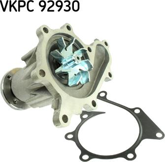 SKF VKPC 92930 - Водяний насос autocars.com.ua