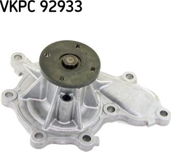 SKF VKPC 92933 - Водяний насос autocars.com.ua