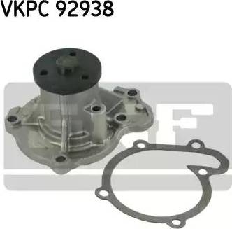 SKF VKPC 92938 - Водяний насос autocars.com.ua