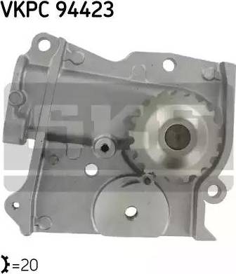 SKF VKPC 94423 - Водяний насос autocars.com.ua