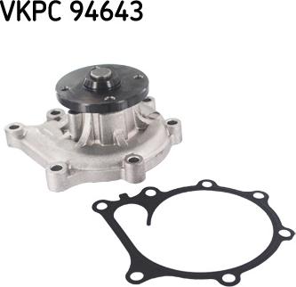 SKF VKPC 94643 - Водяний насос autocars.com.ua