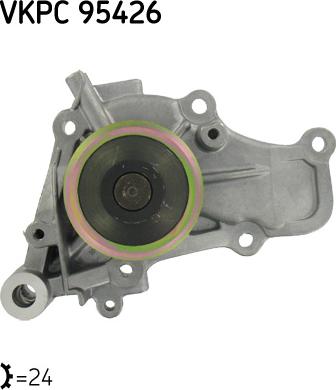 SKF VKPC 95426 - Водяний насос autocars.com.ua