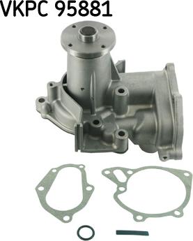 SKF VKPC 95881 - Водяний насос autocars.com.ua