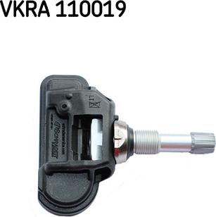 SKF VKRA 110019 - Датчик частоти обертання колеса, контроль тиску в шинах autocars.com.ua