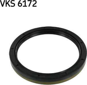 SKF VKS 6172 - Уплотняющее кольцо вала, подшипник ступицы колеса autodnr.net