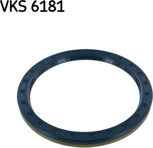 SKF VKS 6181 - Уплотняющее кольцо вала, подшипник ступицы колеса avtokuzovplus.com.ua