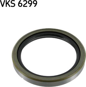 SKF VKS 6299 - Уплотняющее кольцо вала, подшипник ступицы колеса avtokuzovplus.com.ua