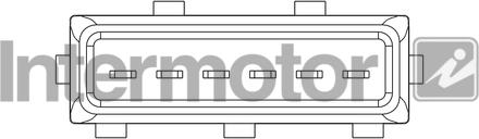 INTERMOTOR 19425 - Датчик потоку, маси повітря autocars.com.ua