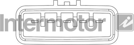 INTERMOTOR 19744 - Датчик потоку, маси повітря autocars.com.ua