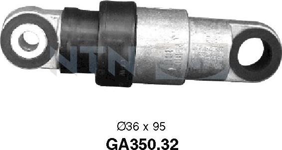 SNR GA350.32 - Направляющий ролик, поликлиновый ремень avtokuzovplus.com.ua