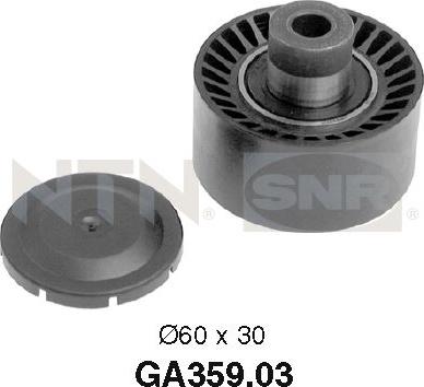 SNR GA359.03 - Направляющий ролик, поликлиновый ремень avtokuzovplus.com.ua
