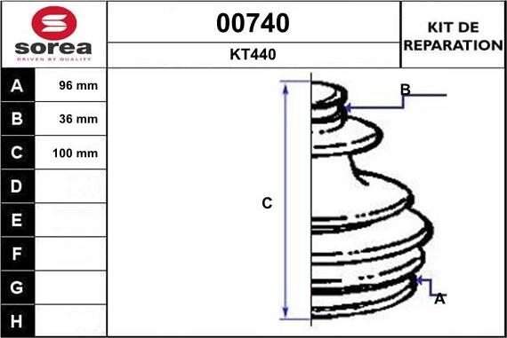 SNRA 00740 - Пыльник, приводной вал avtokuzovplus.com.ua