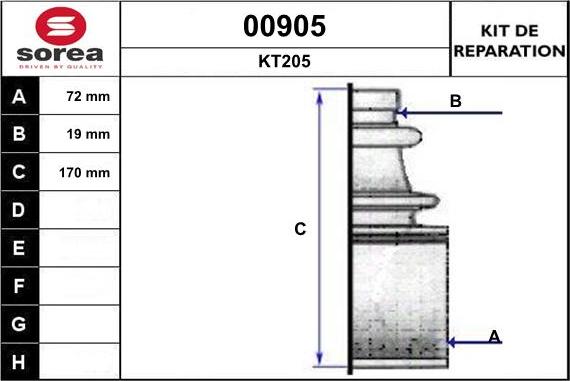 SNRA 00905 - Пыльник, приводной вал avtokuzovplus.com.ua