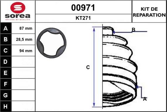 SNRA 00971 - Пыльник, приводной вал avtokuzovplus.com.ua