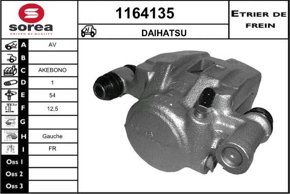 SNRA 1164135 - Гальмівний супорт autocars.com.ua