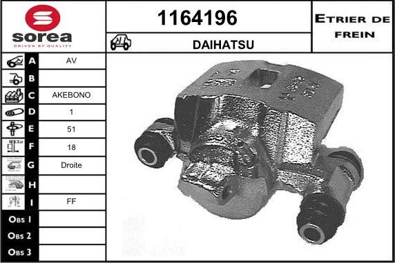 SNRA 1164196 - Гальмівний супорт autocars.com.ua