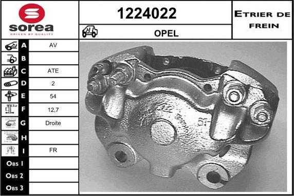 SNRA 1224022 - Тормозной суппорт autodnr.net