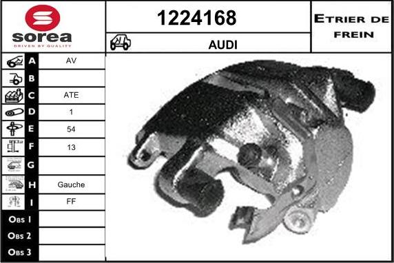 SNRA 1224168 - Тормозной суппорт autodnr.net