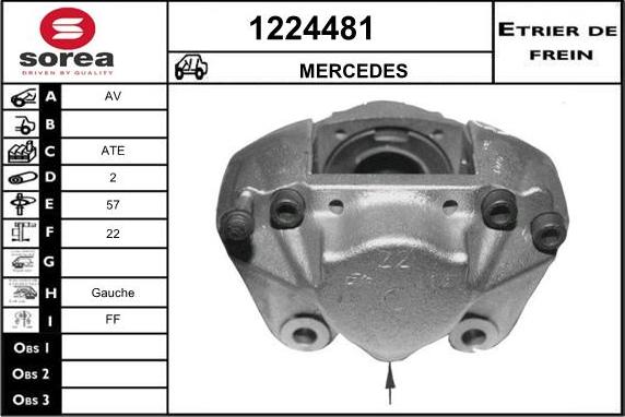 SNRA 1224481 - Тормозной суппорт autodnr.net