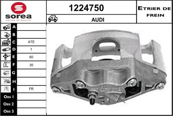 SNRA 1224750 - Гальмівний супорт autocars.com.ua