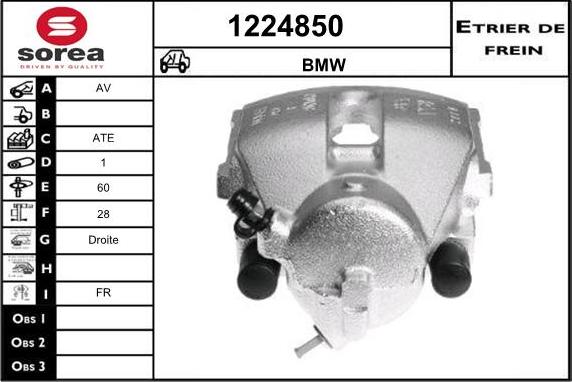 SNRA 1224850 - Гальмівний супорт autocars.com.ua