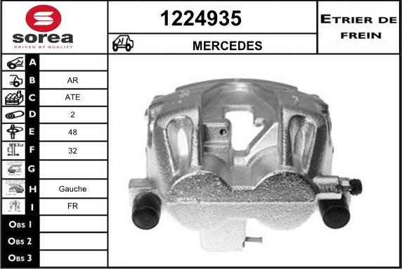 SNRA 1224935 - Тормозной суппорт autodnr.net