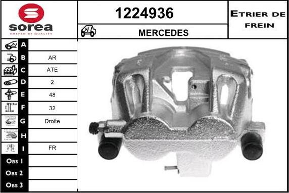 SNRA 1224936 - Тормозной суппорт autodnr.net