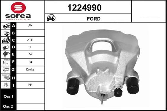 SNRA 1224990 - Тормозной суппорт autodnr.net