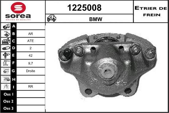 SNRA 1225008 - Тормозной суппорт avtokuzovplus.com.ua