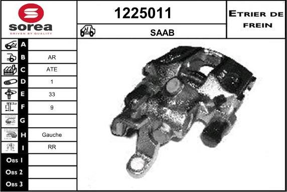 SNRA 1225011 - Тормозной суппорт autodnr.net