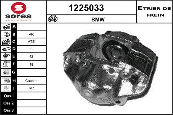 SNRA 1225033 - Тормозной суппорт autodnr.net