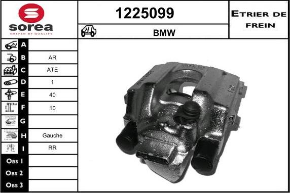 SNRA 1225099 - Гальмівний супорт autocars.com.ua