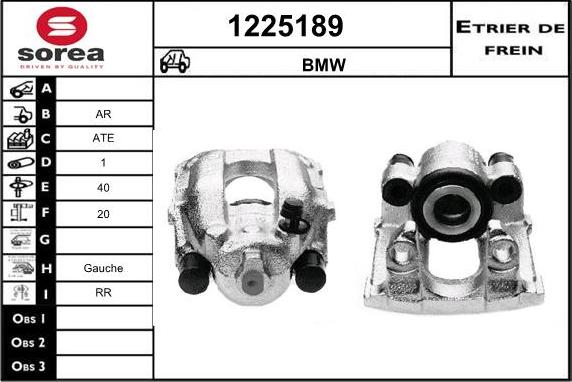 SNRA 1225189 - Гальмівний супорт autocars.com.ua