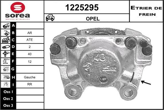 SNRA 1225295 - Гальмівний супорт autocars.com.ua