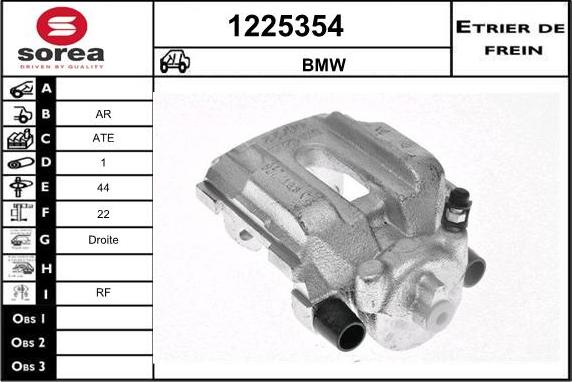 SNRA 1225354 - Гальмівний супорт autocars.com.ua