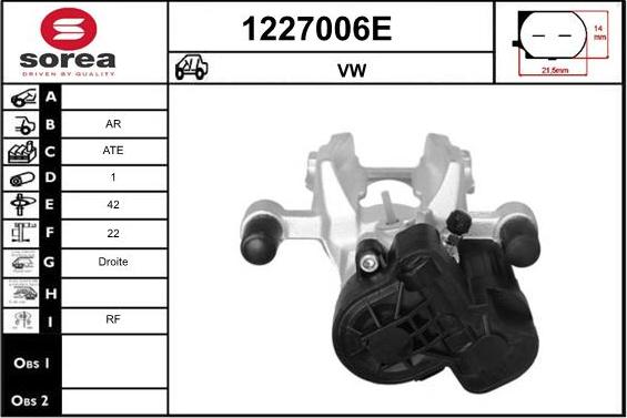 SNRA 1227006E - Тормозной суппорт autodnr.net