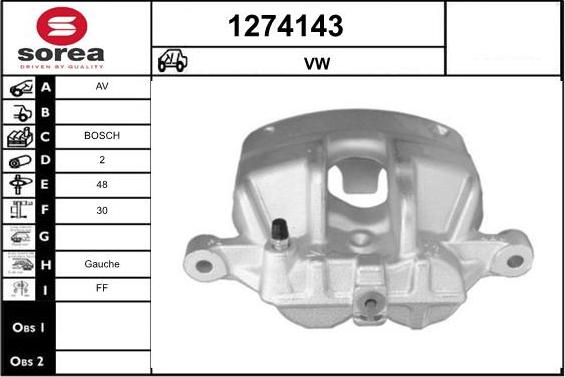 SNRA 1274143 - Гальмівний супорт autocars.com.ua