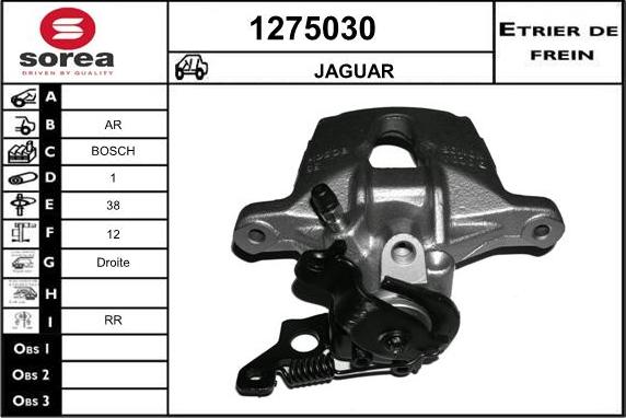 SNRA 1275030 - Гальмівний супорт autocars.com.ua