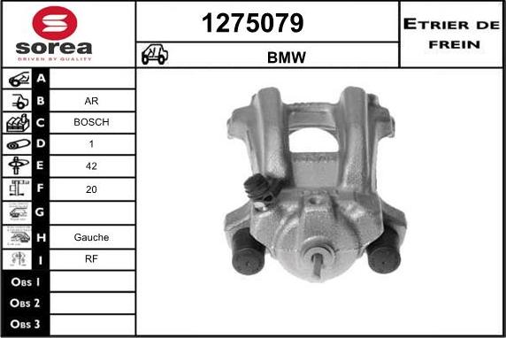 SNRA 1275079 - Гальмівний супорт autocars.com.ua