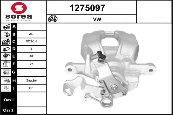 SNRA 1275097 - Тормозной суппорт avtokuzovplus.com.ua