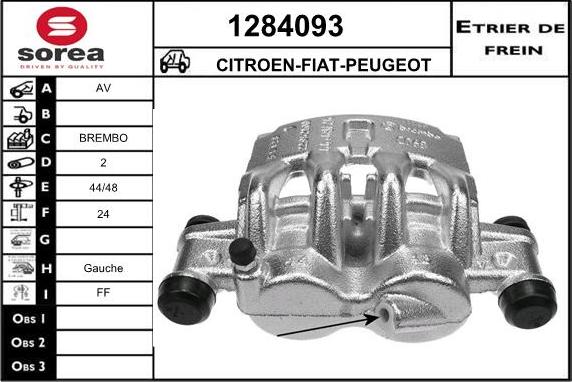 SNRA 1284093 - Тормозной суппорт avtokuzovplus.com.ua