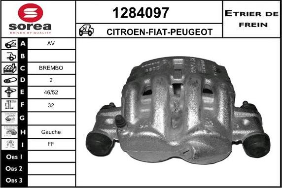 SNRA 1284097 - Гальмівний супорт autocars.com.ua